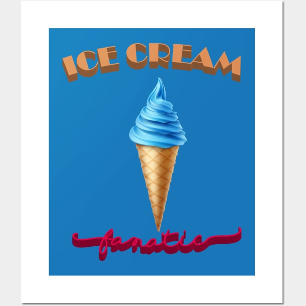 Ice cream fanatic Wall Art by 2.H.S